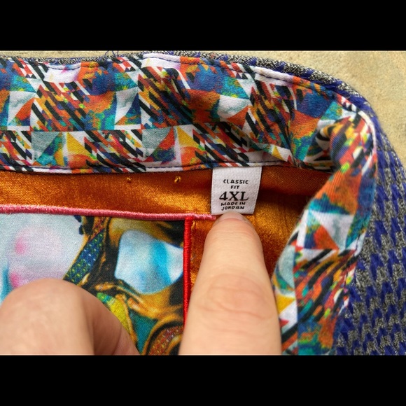 Robert Graham Flip Cuff Button Down Shirt 4XL - Picture 4 of 8